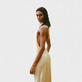 Gala - Halter Satenasto Obleko