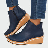 Botins de couro ortopédicos