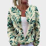 Francisca - Jesenski cvetlični cardigan