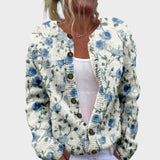 Patrícia - Jesenski cvetlični cardigan