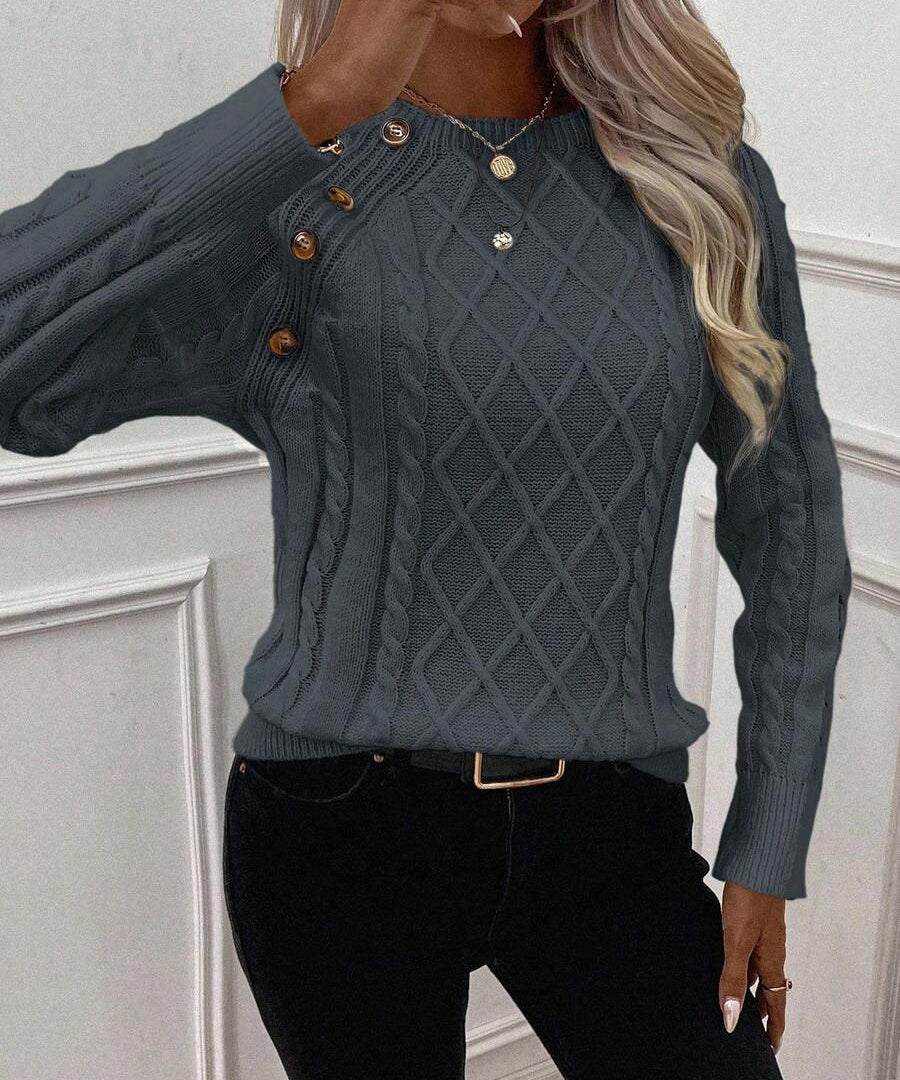 Francisca - Camisola de Malha com Botões