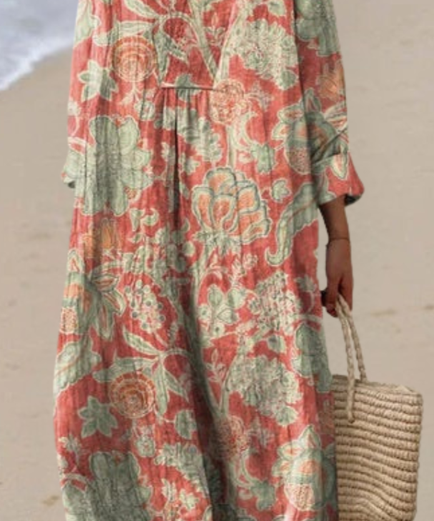 Elis - Vestido floral vintage