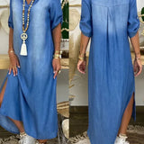 Ibiza - Maxi obleka iz jeansa
