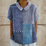 Alina - Srajca z Patchwork Natisom