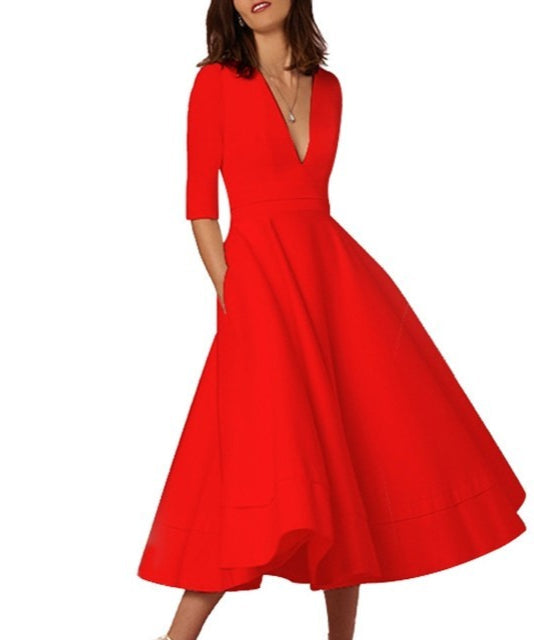 Laura - Vestido Midi Feminino