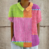 Zara - Barvna Srajca v Patchworku
