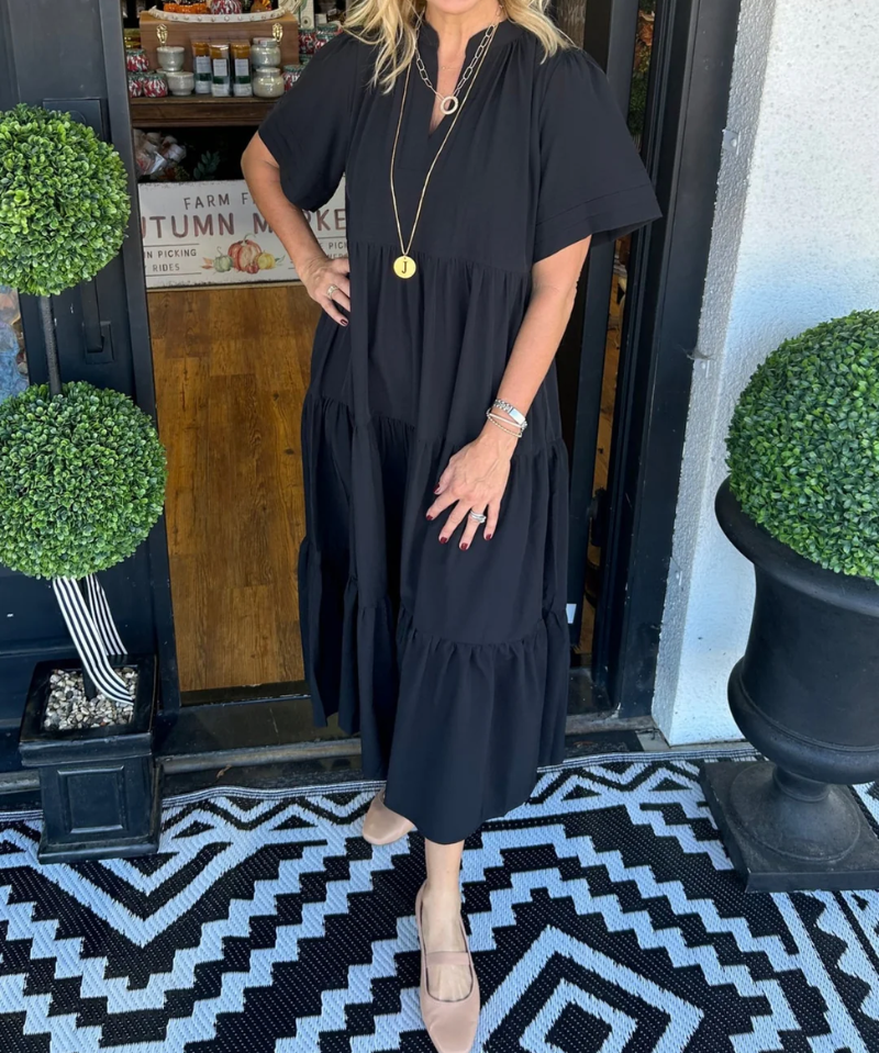 Carlota - Vestido Maxi com Movimento