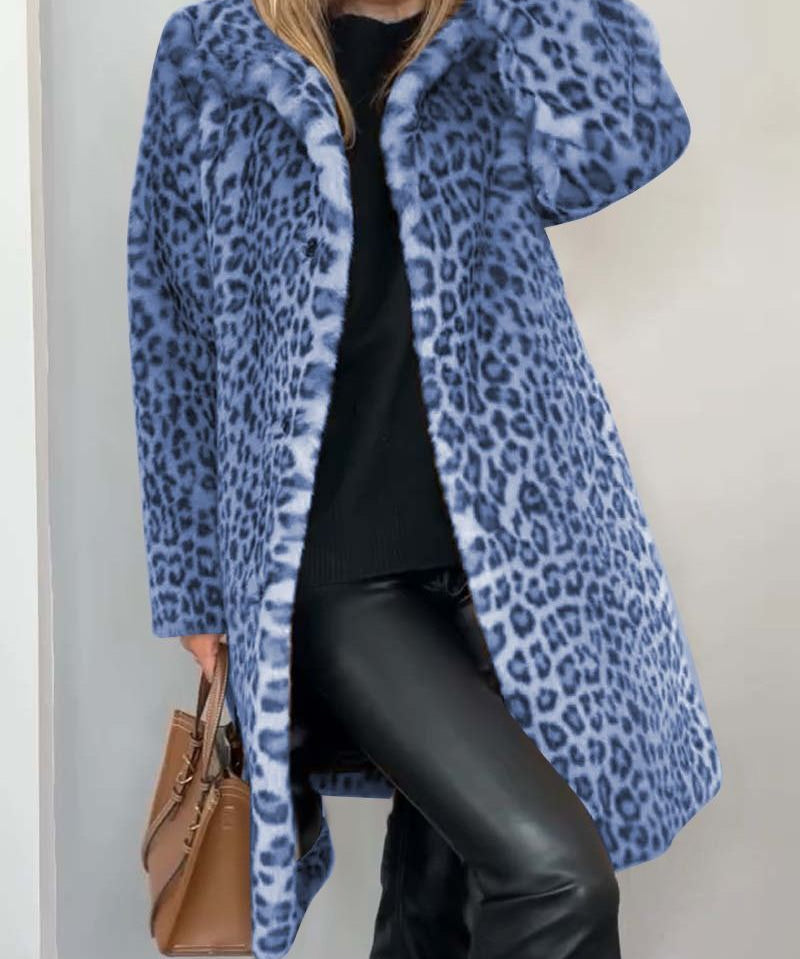 Leia - Casaco Comprido Leopardo