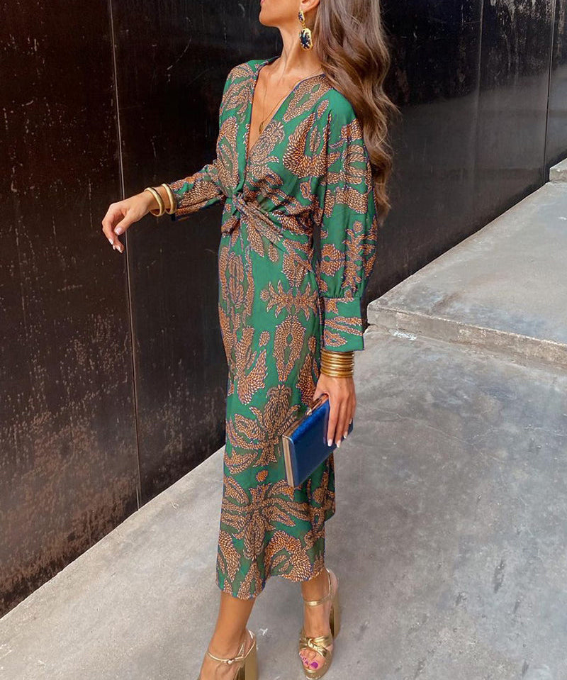 Sabrina - Vestido midi sofisticação