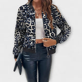 Raquel - Eleganten Leopardji Plašč