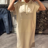 Sásquia - Casual obleka s kapuco