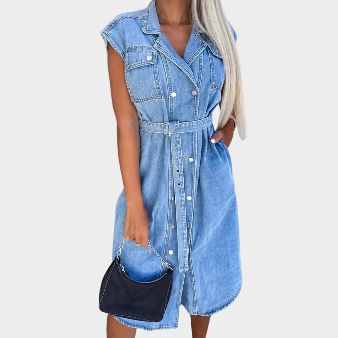 Vestido de ganga diário