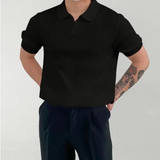 Cristiano - Eleganten polo z rebrasto teksturo
