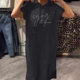 Sásquia - Casual obleka s kapuco