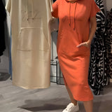Sásquia - Casual obleka s kapuco