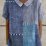 Alina - Srajca z Patchwork Natisom