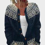 Matilde - Jesenski cvetlični cardigan