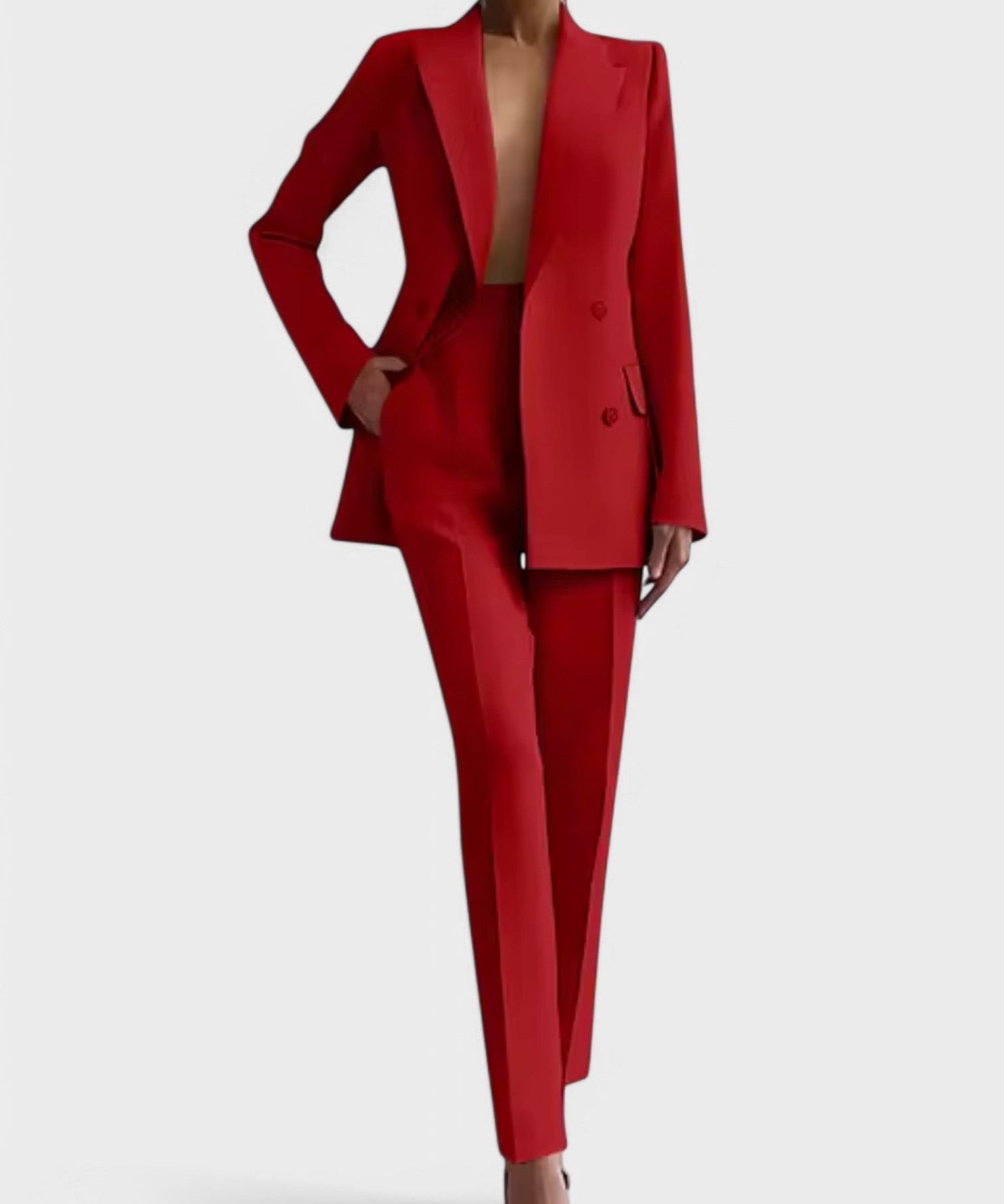 Olívia - Conjunto de Blazer e Calças