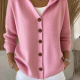 Felícia - Moderen cardigan s kapuco