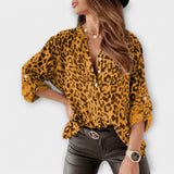 Iara - Moderna bluzica z leopardjim vzorcem