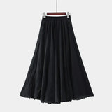 Saia Elegante de Cintura Alta