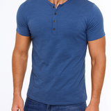 Henley srajca - Ovratnik z gumbi