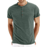 T-Shirt Henley - Mehka Mreža Ovratnik