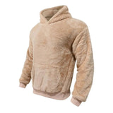 Hoodie - Mešanica Fleece s Kapuco