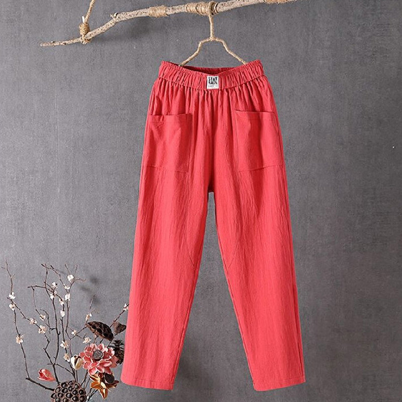 Mercedes | Pantalones Relajados con Bolsillos