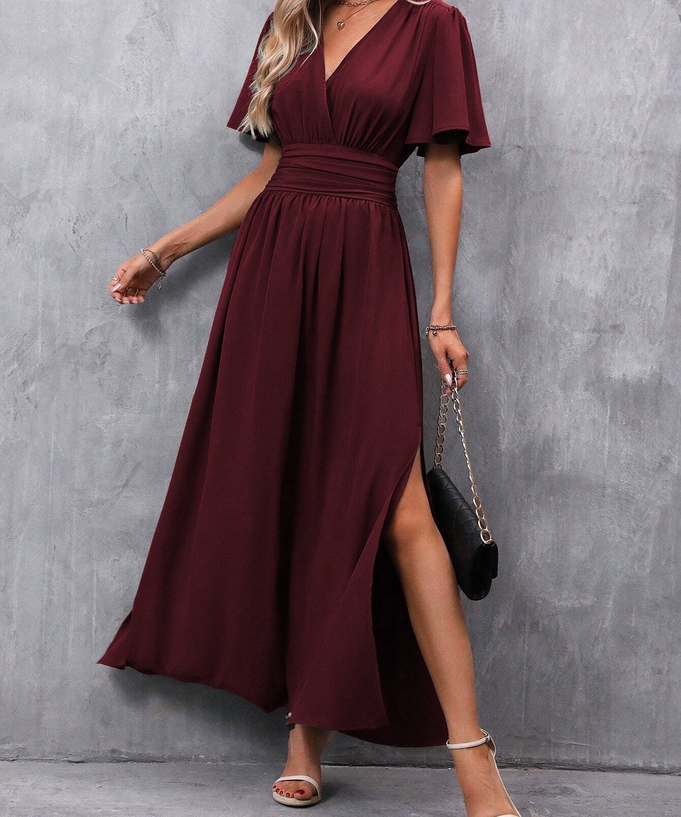 Eterna - Vestido Maxi Elegante Preto