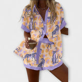 Inês - Kompleksni Leopardji Natisnjen Set