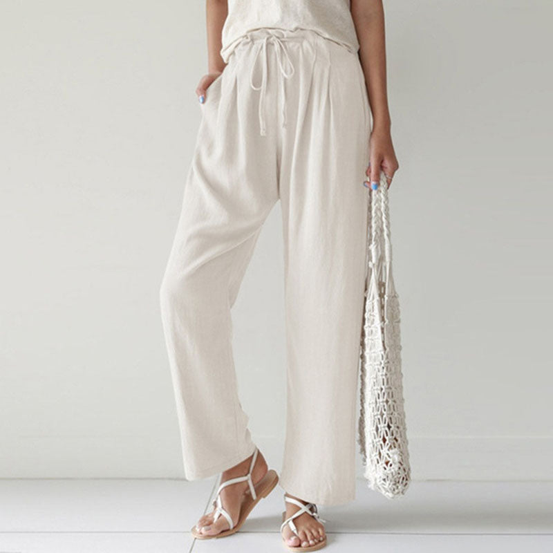 Marta | Pantalones de Relax con Cordon