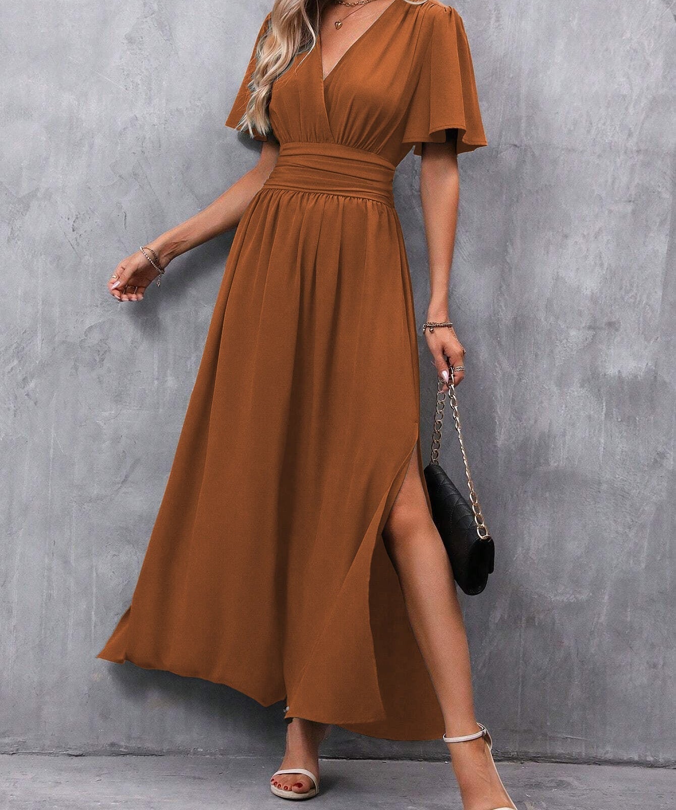 Eterna - Vestido Maxi Elegante Preto