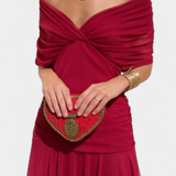 Luana - Elegantna obleka z V-izrezom