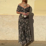Luana - Elegantna obleka z V-izrezom