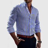 Overshirt srajca Soft Blend - Črtasta