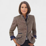 Valéria - Elegantni Cardigan z Visokim Ovratnikom