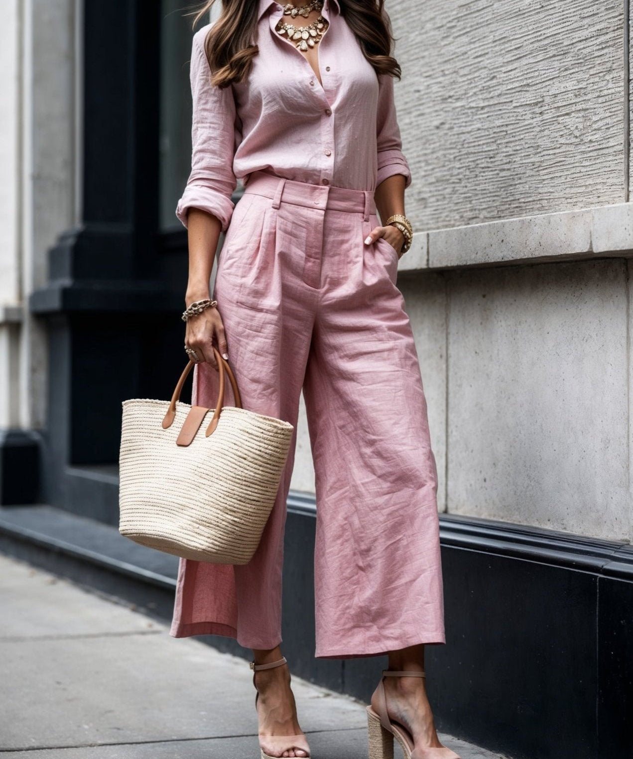 Isadora - Look Casual Chic Rosa