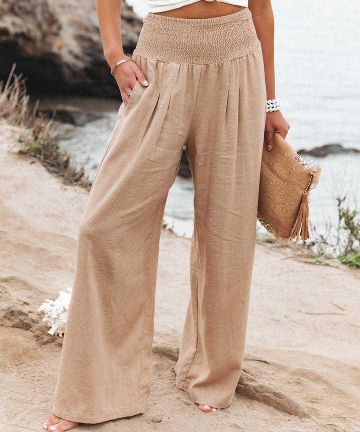 Andrea | Pantalones Anchos de Playa