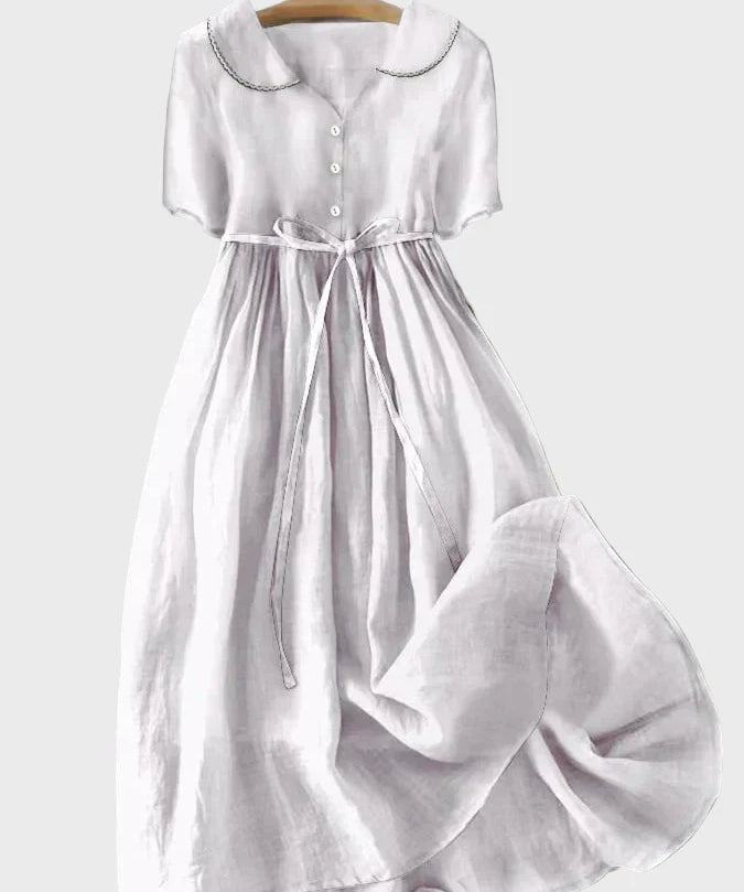 Vestido Clássico com Botões