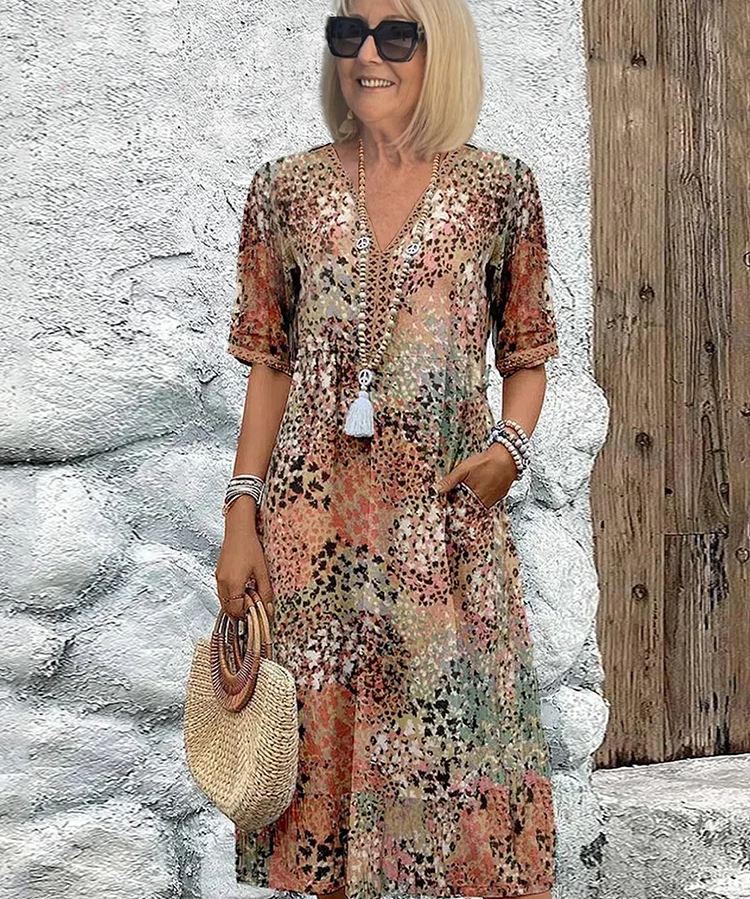 Lia - Vestido Feminino Midi