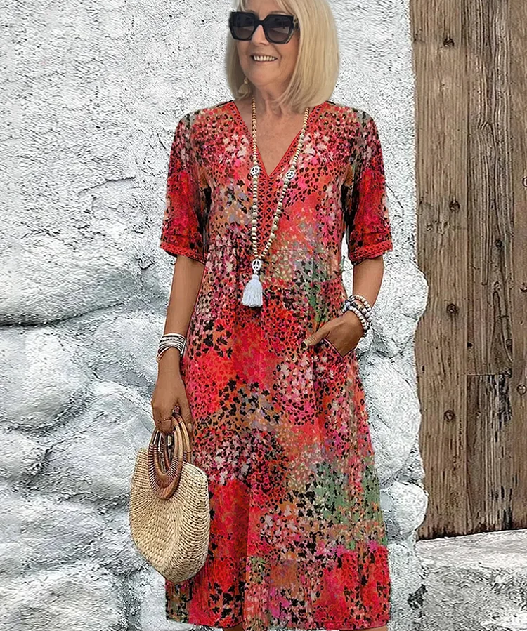 Lia - Vestido Feminino Midi