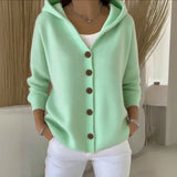 Felícia - Moderen cardigan s kapuco