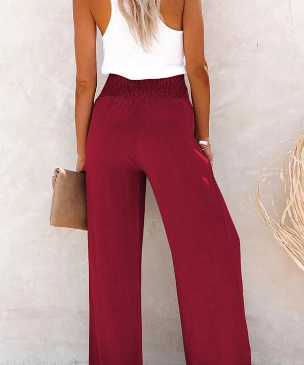 Rosa | Pantalón de Cintura Alta Relajado
