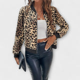 Raquel - Eleganten Leopardji Plašč