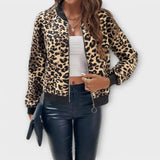 Raquel - Eleganten Leopardji Plašč