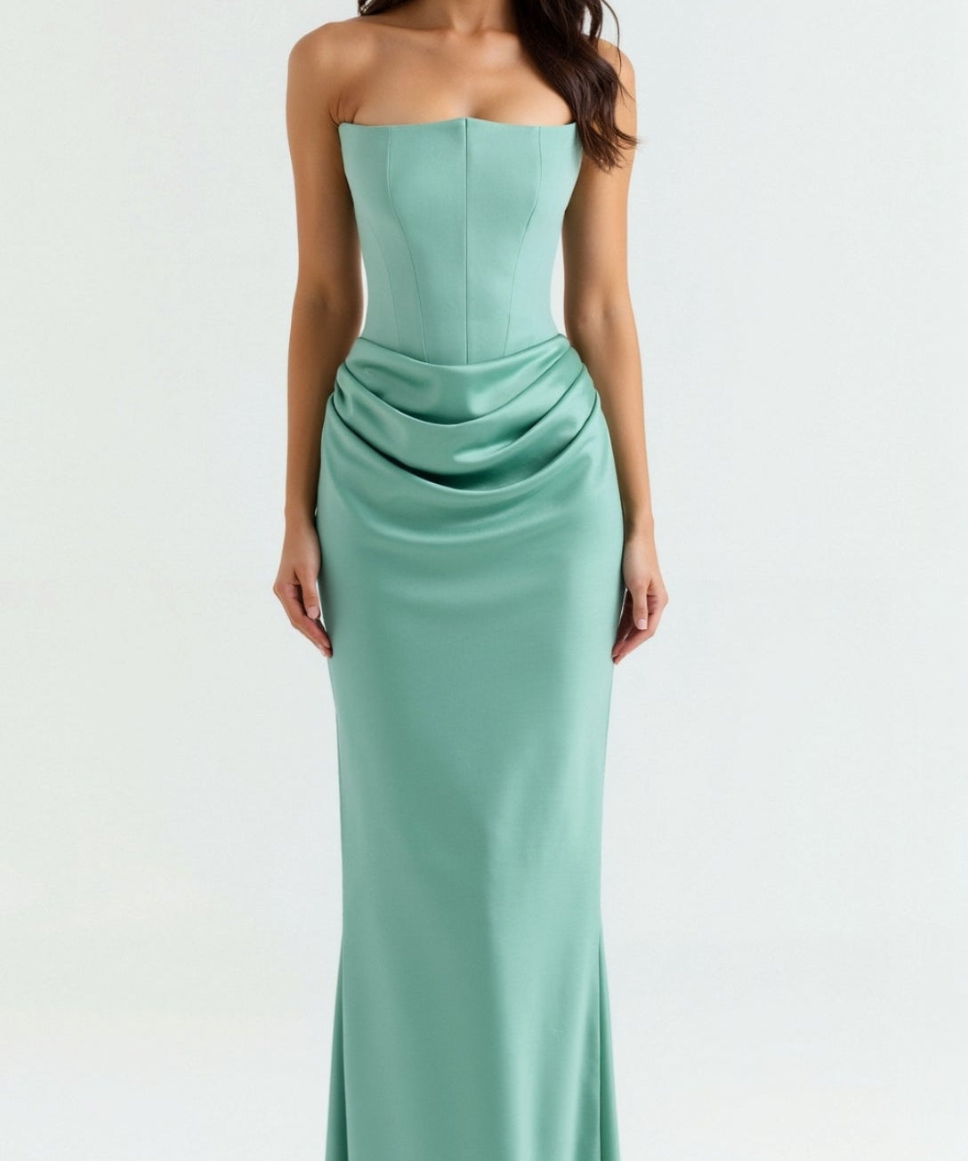 Esmeralda - Vestido comprido com corpete