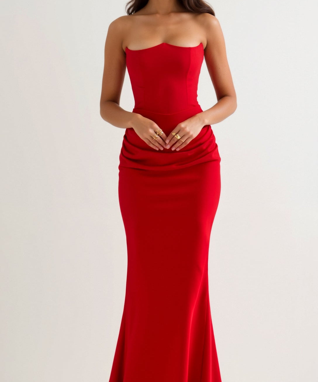 Esmeralda - Vestido comprido com corpete