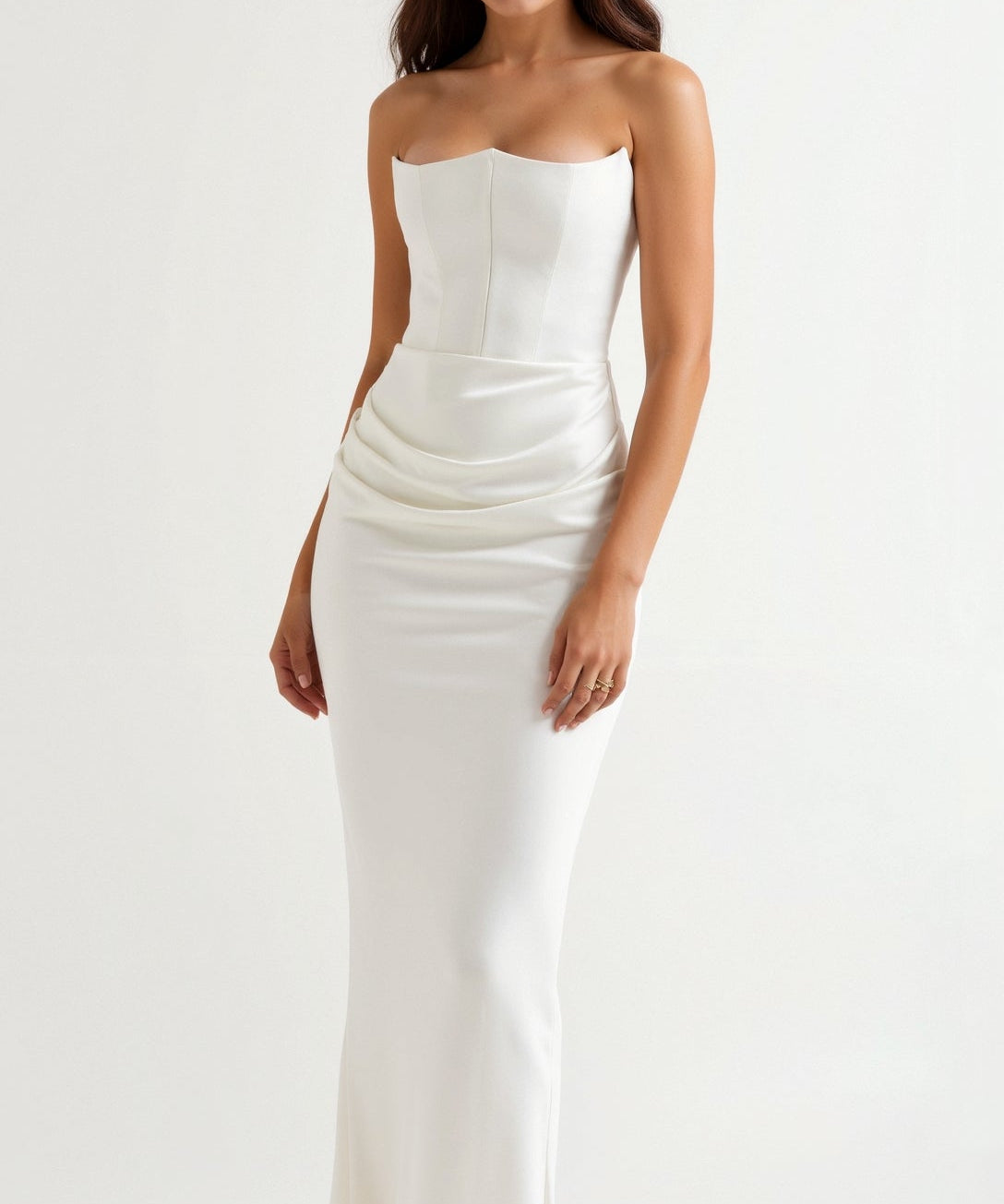 Esmeralda - Vestido comprido com corpete