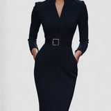 Iara - Elegantna Črna Obleka